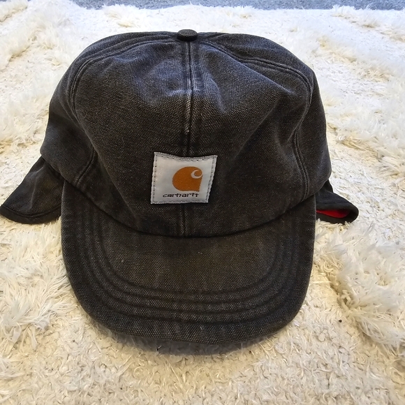 Carhartt Other - Carhartt Vintage Insulated Trapper Hat With Earflaps Fitted Streetwear Skatewear